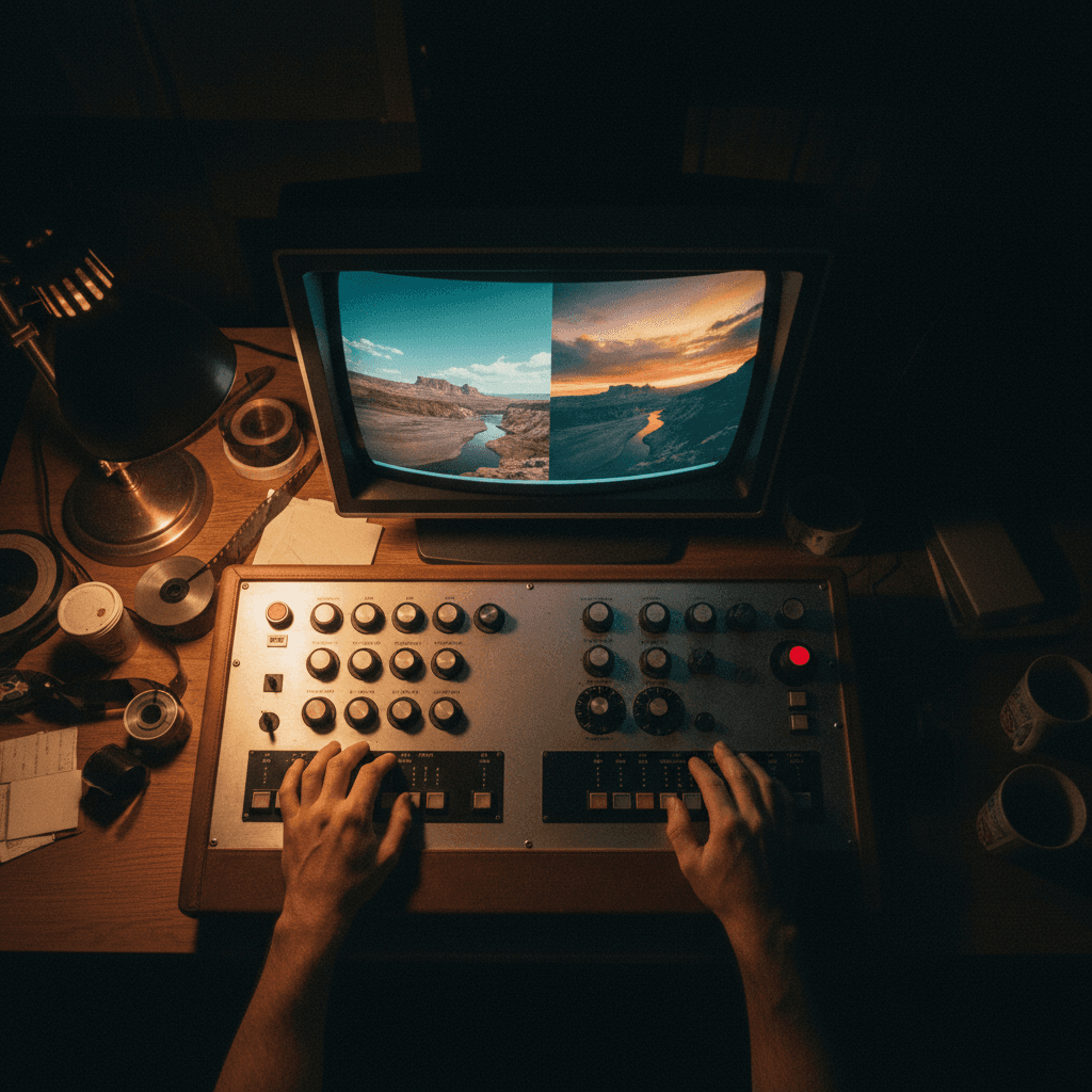 In-house color grading and post-production