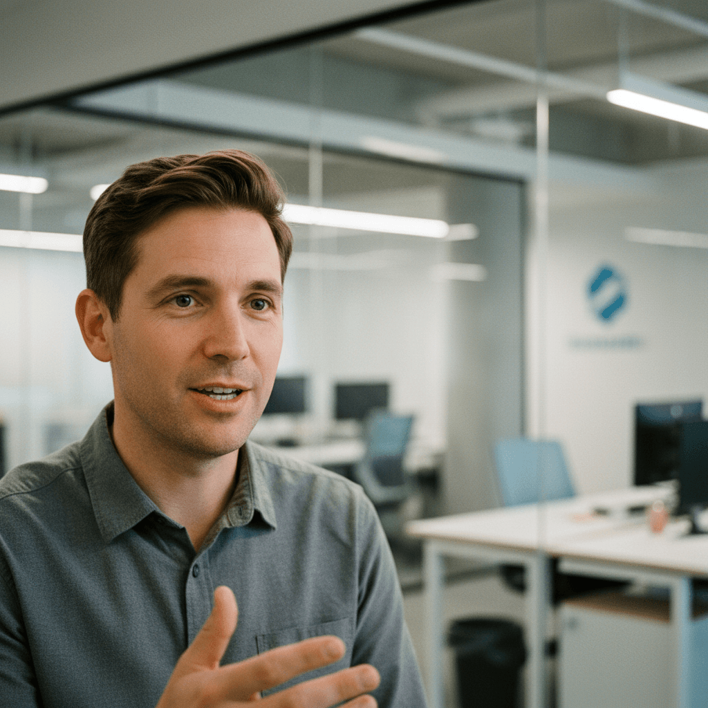 Founder interview for corporate story video