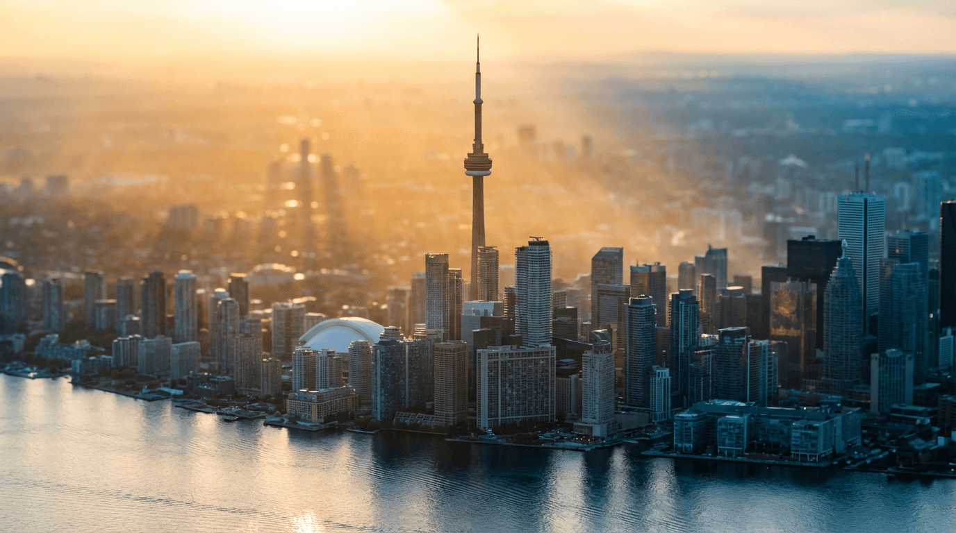 Professional cinema camera on a Toronto film set with soft studio lighting